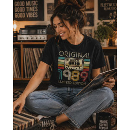 T-shirt Koszulka | Prezent na urodziny i święta - Oryginal 1989 limited edition. Best of '89 (Cassette)