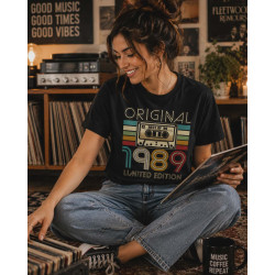 T-shirt Koszulka | Prezent na urodziny i święta - Oryginal 1989 limited edition.  Best of '89 (Cassette)