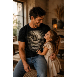 T-shirt Koszulka dla Taty | Prezent na Dzień Taty, urodziny i święta -   Zawsze razem