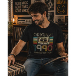 T-shirt Koszulka | Prezent na urodziny i święta - Oryginal 1990 limited edition. Best of '90 (Cassette)