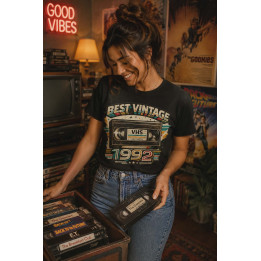 T-shirt Koszulka | Prezent na urodziny i święta - Best vintage 1992 (Cassette, VHS)