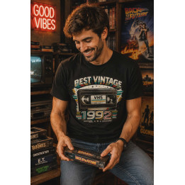 T-shirt Koszulka | Prezent na urodziny i święta - Best vintage 1992 (Cassette, VHS)