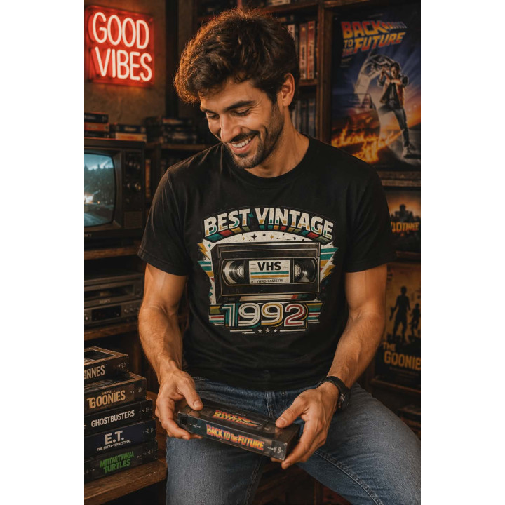 T-shirt Koszulka | Prezent na urodziny i święta - Best vintage 1992 (Cassette, VHS)