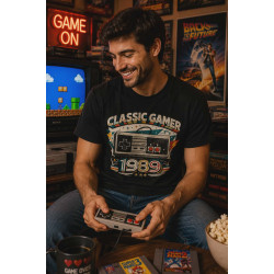 T-shirt Koszulka | Prezent na urodziny i święta - Classic gamer 1989 (Nintendo Controller)