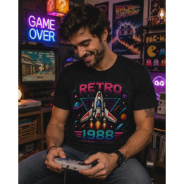 T-shirt Koszulka | Prezent na urodziny i święta - Retro 1988 (Starship)