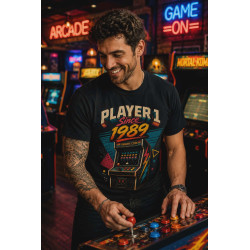 T-shirt Koszulka | Prezent na urodziny i święta - Player since 1989 (Arcade)